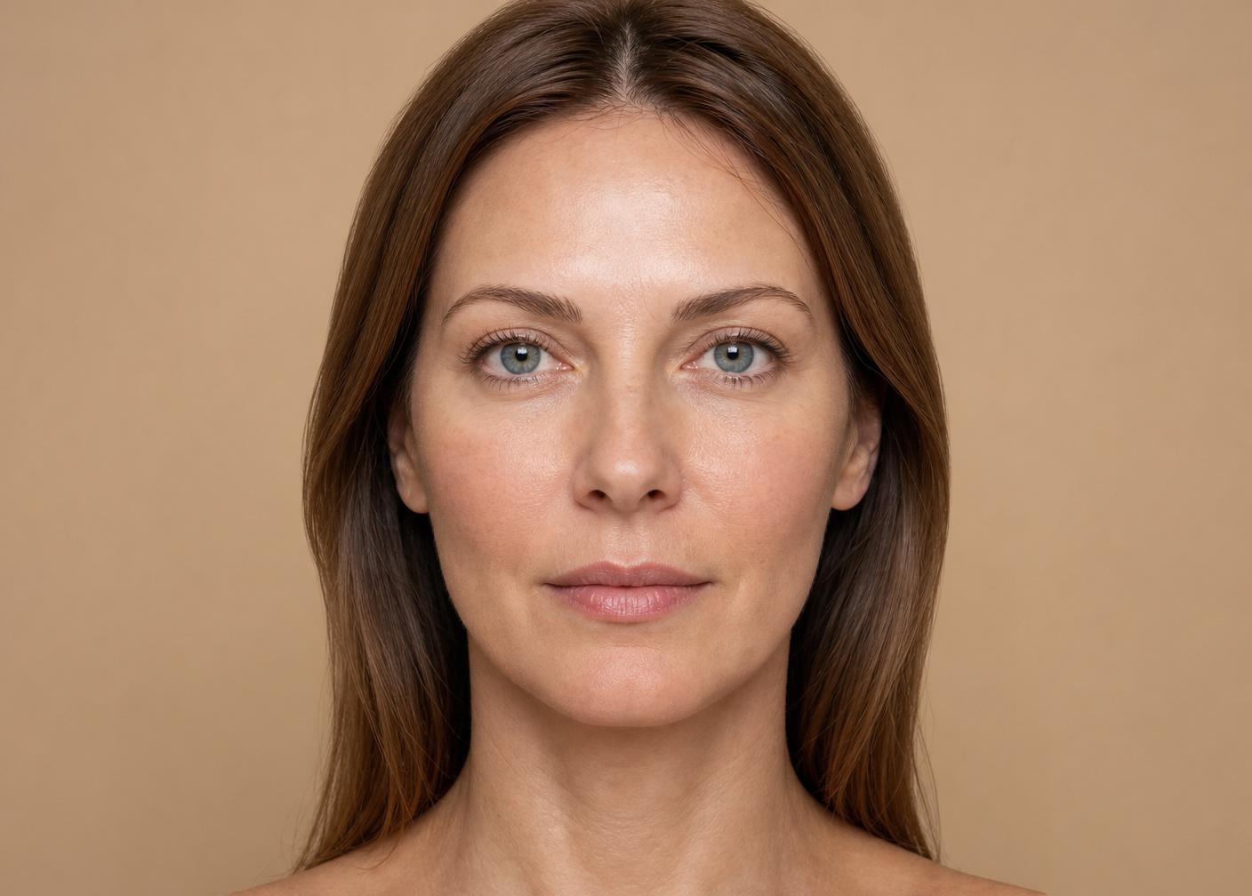 After treatment — luminous, refined skin